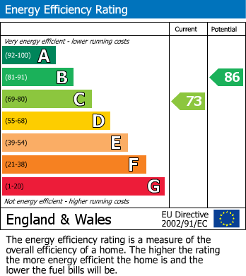 EPC Graph for Nevill Terrace, Lewes