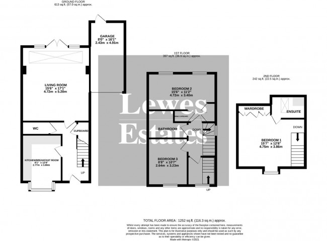 Floorplan for Craig Meadows, Ringmer