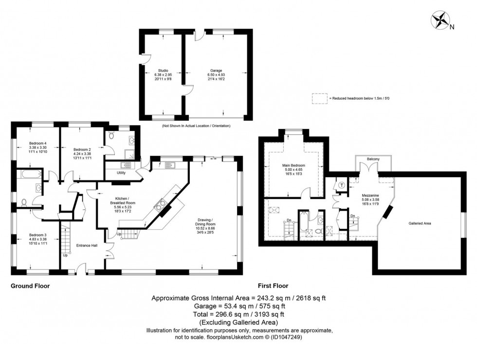 Floorplan for St. Helena Lane, Plumpton Green, Lewes