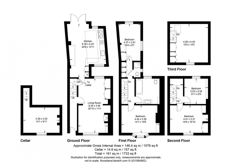 Floorplan for East Street, Lewes