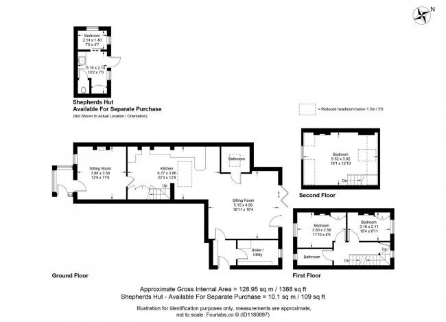 Floorplan for Spithurst Road, Barcombe, Lewes