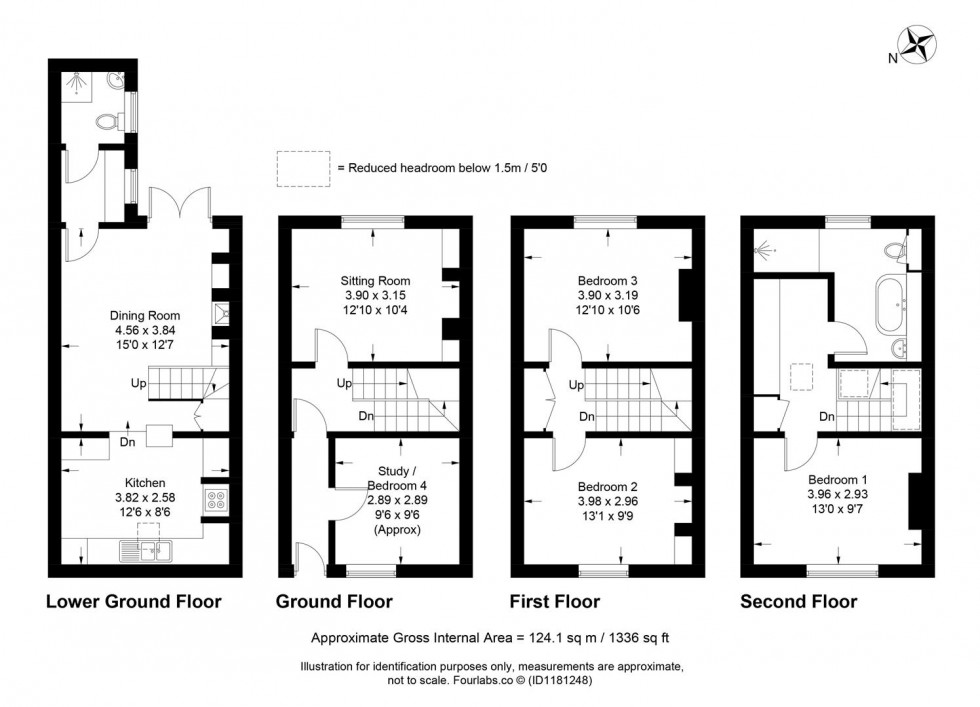 Floorplan for Lansdown Place, Lewes