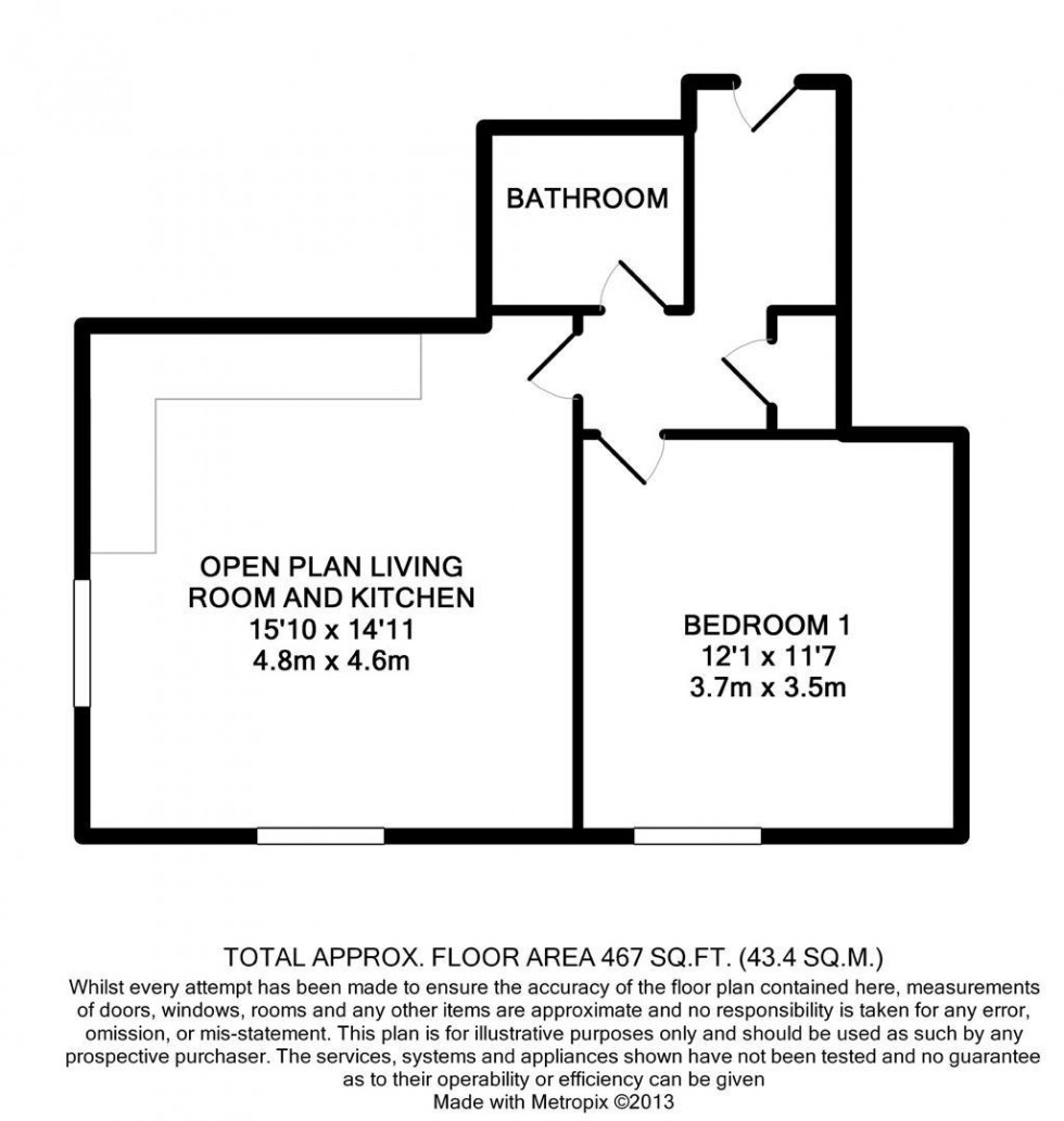 Floorplan for Eastgate Street, Lewes