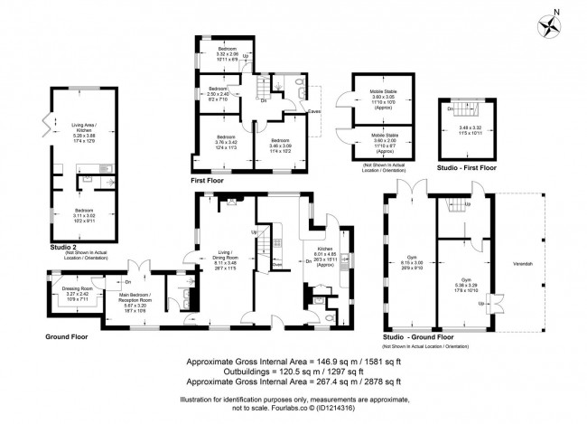 Floorplan for Coldharbour Road, Upper Dicker