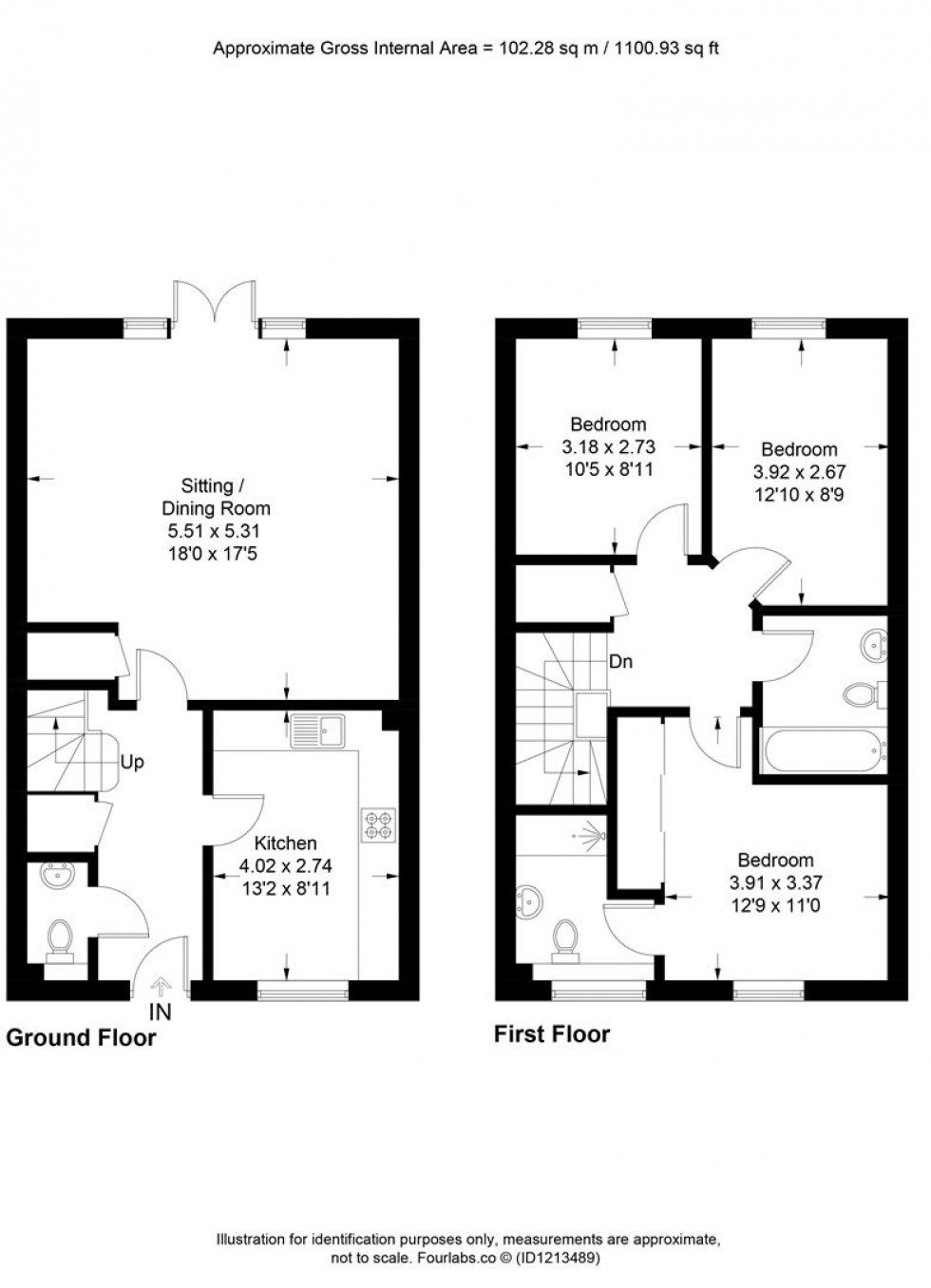 Floorplan for Danforth Place, Ringmer