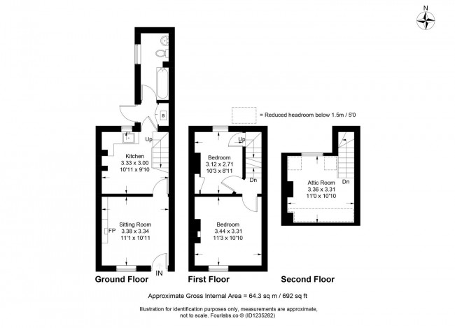 Floorplan for Western Road, Lewes
