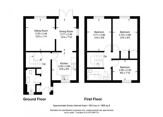 Floorplan for Boughey Place, Lewes