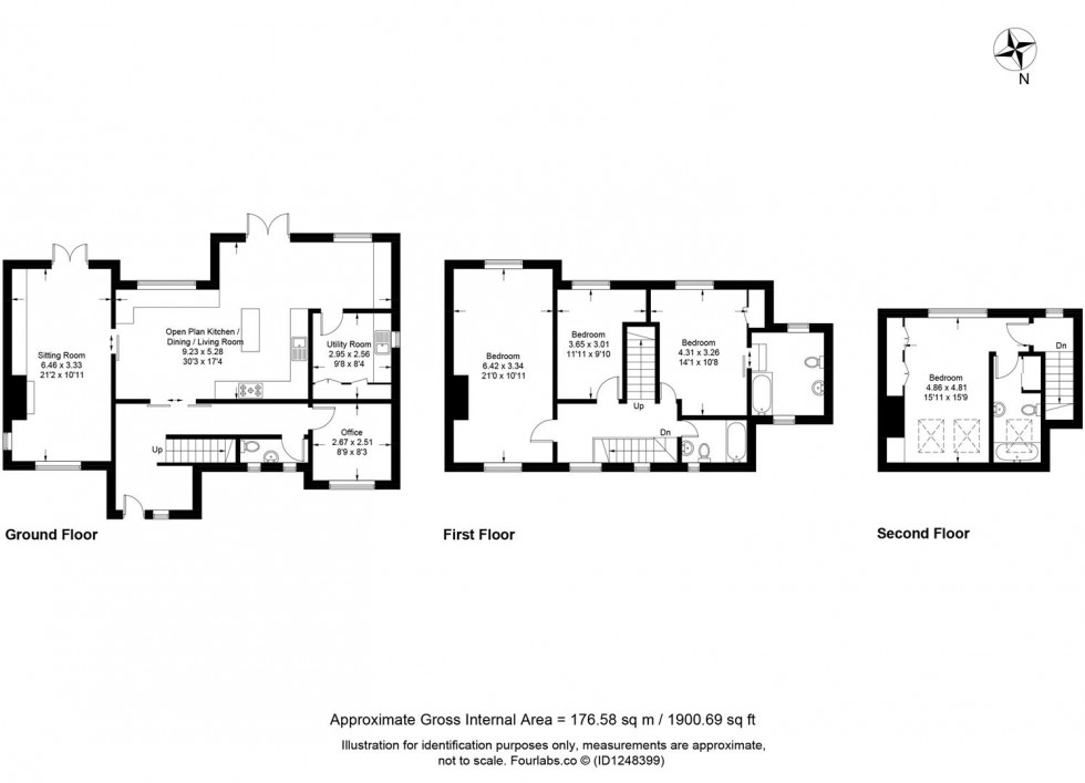 Floorplan for Gundreda Road, Lewes