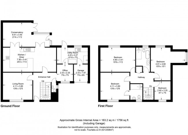 Floorplan for Swan Close, South Chailey, Lewes