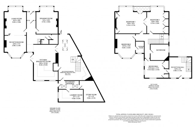 Floorplan for King Henrys Road, Lewes