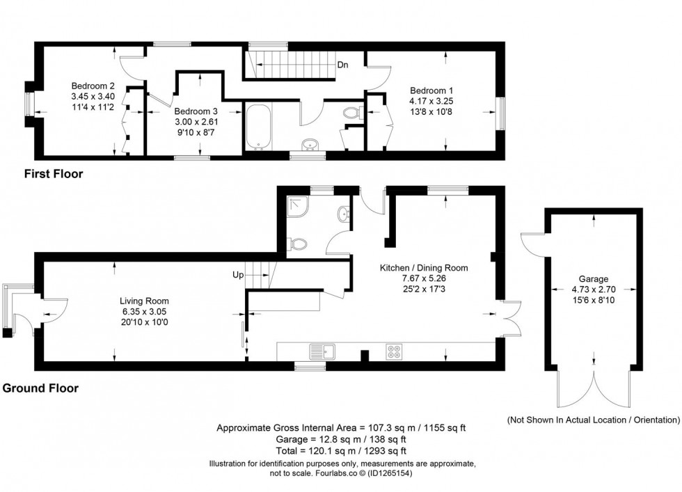 Floorplan for Barcombe Place, Barcombe, Lewes