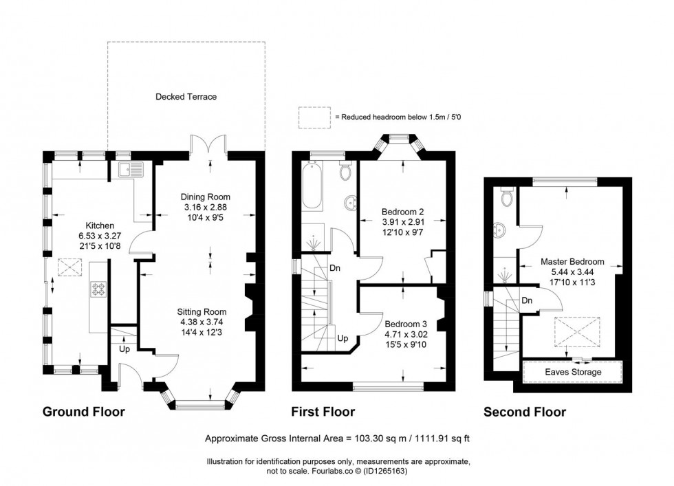 Floorplan for Highdown Road, Lewes