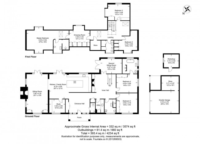 Floorplan for Norlington Lane, Ringmer