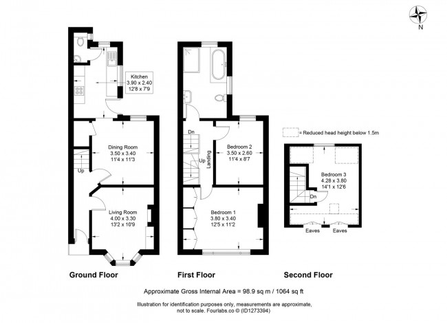 Floorplan for Toronto Terrace, Lewes