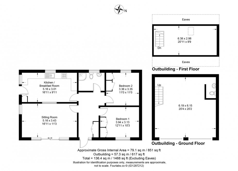 Floorplan for The Street, Offham, Lewes