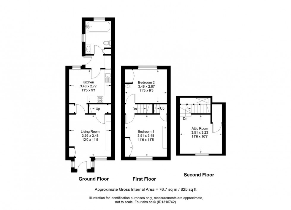 Floorplan for High Street, Barcombe, Lewes